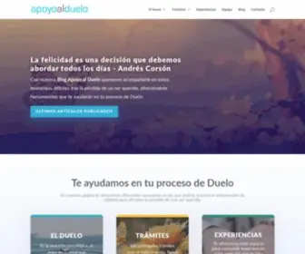 Apoyoalduelo.com(Apoyo al Duelo Grupo ASV) Screenshot