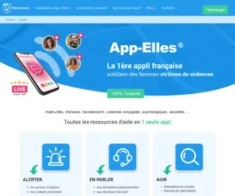 APP-Elles.fr(Application gratuite contre les violences faites aux femmes) Screenshot