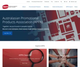 Appa.com.au(Australasian Promotional Products Association (APPA)) Screenshot