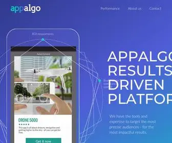 Appalgo.com(Results Driven Platform) Screenshot