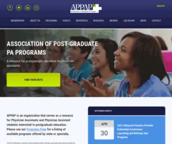 Appap.org(APPAP is an organization) Screenshot