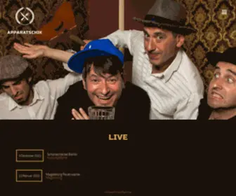 Apparatschik.com(Russische Musik aus Berlin) Screenshot