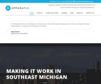 Apparatussolutionsinc.com(Apparatus Solutions) Screenshot