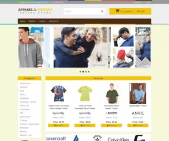 Apparelandtshirts.com(Apparel and Tshirts) Screenshot