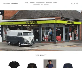 Apparelcheshire.co.uk(APPAREL CHESHIRE) Screenshot