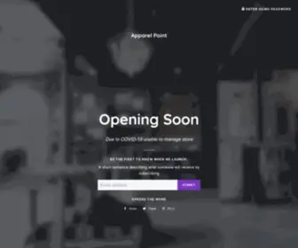 Apparelpoint.net(Apparel Point) Screenshot