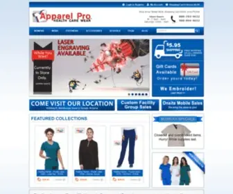 Apparelprousa.com(Apparel Pro Health Care Wear) Screenshot