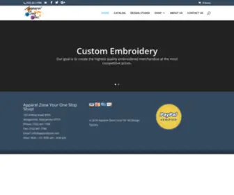 Apparelzone.net(Client Site) Screenshot