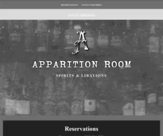 Apparitionroom.com(Apparition Room) Screenshot