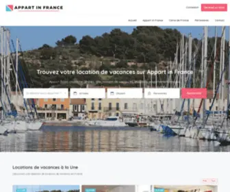 Appart-IN-France.com(Location de vacances) Screenshot