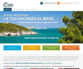 Appartamenti-Vieste.eu(Offerta Prenota Prima 2022 Vieste Appartamenti Vacanze Vieste) Screenshot