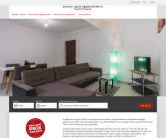 Appartements-Lebonspot.re(Le Bon Spot Appartements Saint) Screenshot