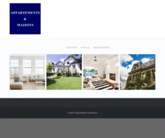 Appartementsetmaisons.com(Appartements & maisons) Screenshot