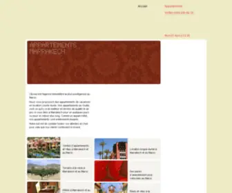 Appartementsmarrakech.com(Marrakech) Screenshot