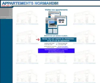 Appartementsnormandin.com(Appartement) Screenshot