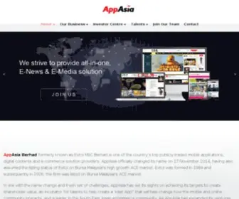 Appasia.com(Digital Platform) Screenshot