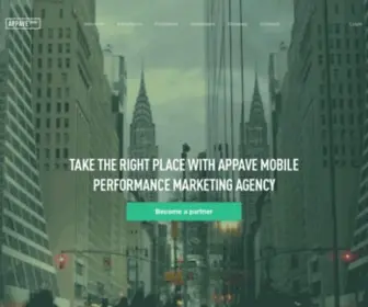 Appave.mobi(Mobile Performance Marketing Agency) Screenshot