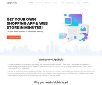 Appbolo.com(Build Android App & Website for E) Screenshot