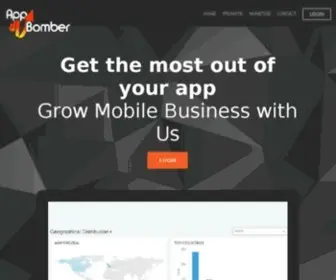 Appbomber.com(Grow your Digital Business with our performance marketing platform) Screenshot