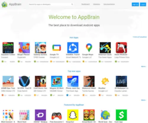 Appbrain.com(Top Android Apps and Games on Google Play) Screenshot