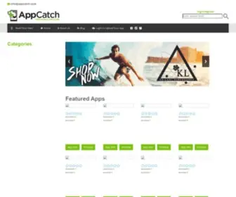 Appcatch.com(CSS3 Responsive Mega Menu) Screenshot
