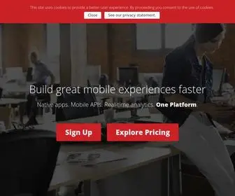 Appcelerator.com(The Mobile First Platform) Screenshot