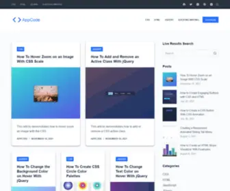 Appcode.app(Web Design Articles) Screenshot
