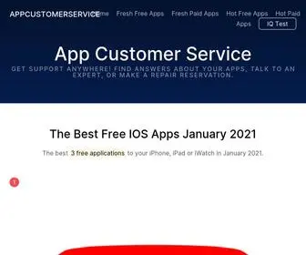 Appcustomerservice.com(App Customer Service & Reviews) Screenshot