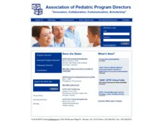 APPD.org(Association of Pediatric Program Directors (APPD)) Screenshot