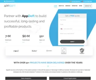 Appdeft.biz(Top Mobile App Development Company) Screenshot