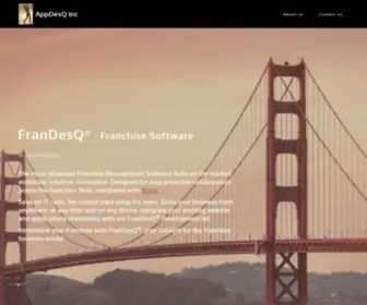 Appdesq.com(Franchise Software) Screenshot