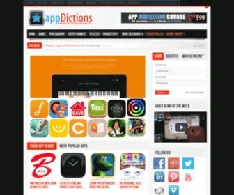 Appdictions.com(The Best iPhone Apps) Screenshot