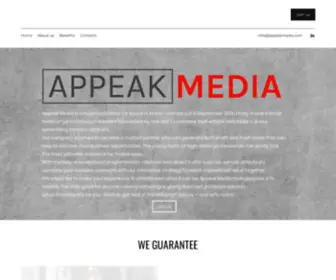 Appeakmedia.com(Appeak Media) Screenshot