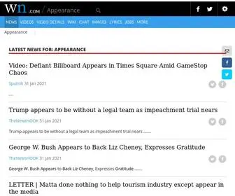 Appearance.com(Appearance) Screenshot