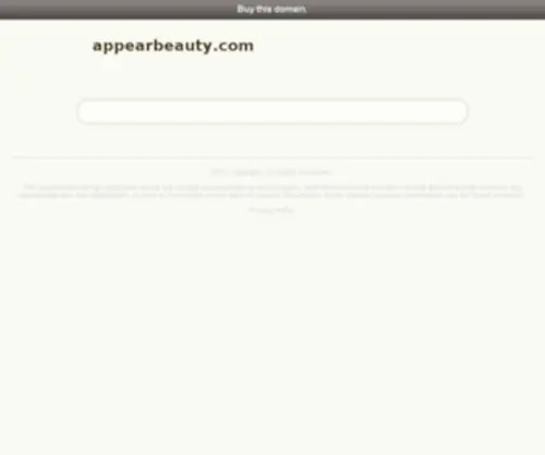 Appearbeauty.com(广州董不懂生物科技有限公司) Screenshot