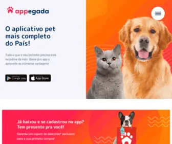 Appegada.com(Um aplicativo para apaixonados por pets) Screenshot