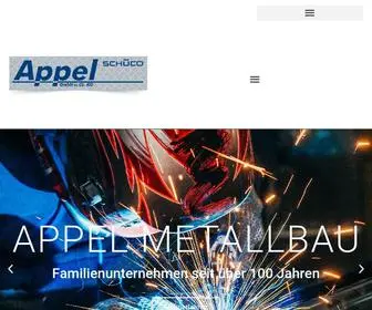 Appel-Metallbau.de(Edelstahlverarbeitung GmbH & Co) Screenshot