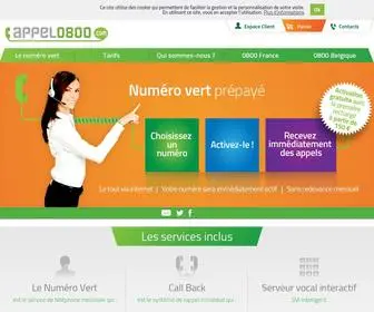 Appel0800.com(Un pack de services complet pour votre entreprise) Screenshot