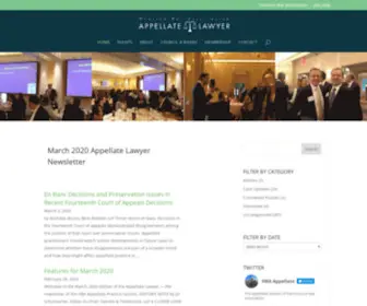 Appellatelawyerhba.org(HBA Appellate Lawyer) Screenshot