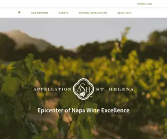 Appellationsthelena.com(Appellation St) Screenshot