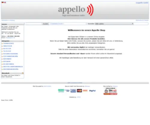 Appello-Funk.de(Appello Funk) Screenshot