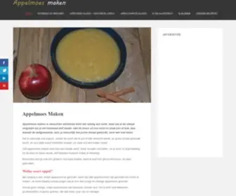 Appelmoesmaken.eu(Appelmoes maken) Screenshot