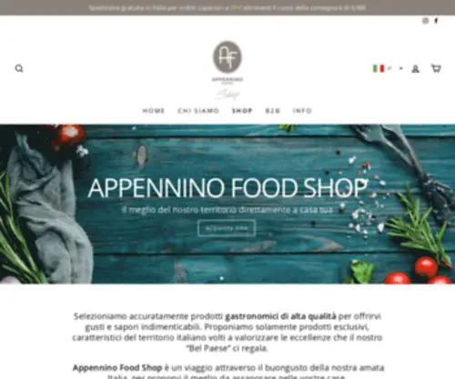 Appenninofoodshop.com(APPENNINO FOOD SHOP) Screenshot