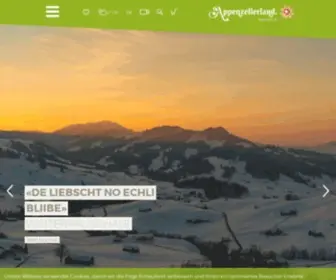 Appenzell.ch(Appenzellerland Tourismus) Screenshot