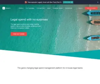 Apperio.com(Legal Spend Management & Analytics) Screenshot