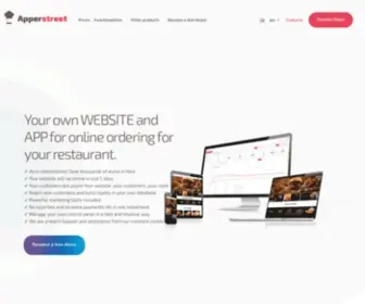Apperstreet.com(Sistema de Pedidos Online Sin Comisiones para Restaurantes) Screenshot