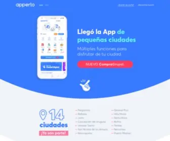 Apperto.co(Viví tu ciudad digital) Screenshot