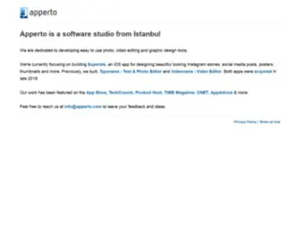 Apperto.com(Mobile Software Studio) Screenshot