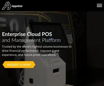 Appetize.com(Cloud Point Of Sale Solution For The Modern Enterprise) Screenshot