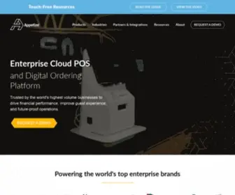 Appetizeapp.com(Cloud Point Of Sale Solution For The Modern Enterprise) Screenshot
